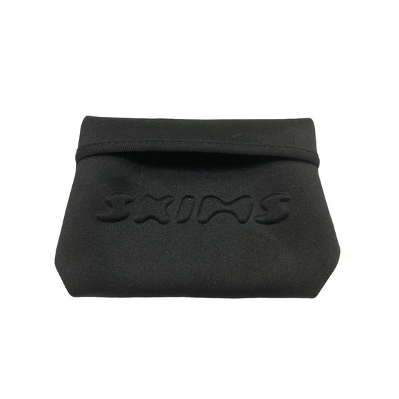 SKIMS Handbags - SKIMS black pouch neoprene